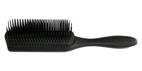 hair brush with hard plastic bristles